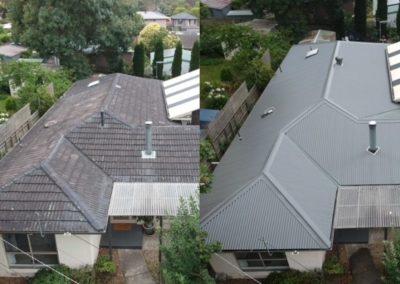 roof replacment Before and After2